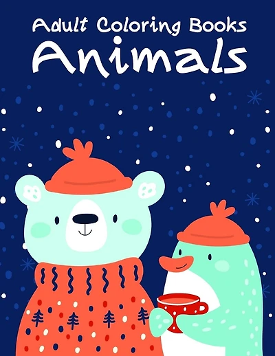 Adult Coloring Books Animals: Baby Animals and Pets Coloring Pages for boys, girls, Children