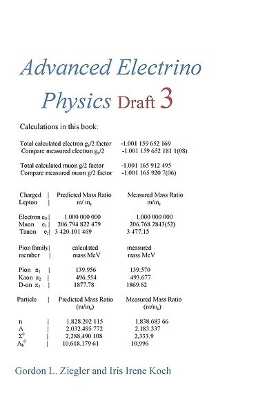 Advanced Electrino Physics Draft 3