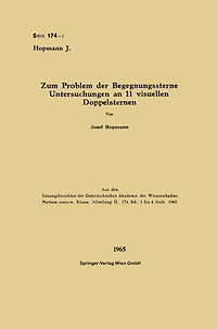Zum Problem der Begegnungssterne Untersuchungen an 11 visuellen Doppelsternen