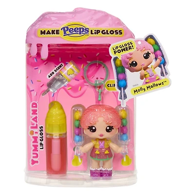 Yummiland x PEEPS Lip Gloss Doll- Molly Mallows or Michelle Mallows