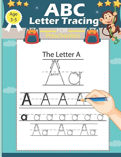 ABC Letter Tracing for Preschoolers: Alphabet Handwriting Practice Workbook for Pre K, Kindergarten and Kids Ages 3-5, ABC print handwriting book, animals letter tracing notebook.(Alphabet Writing Practice)