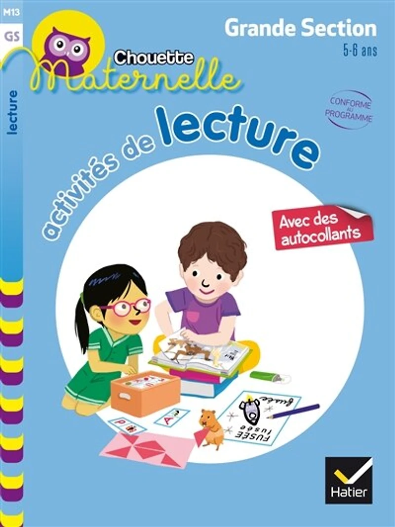Activités de lecture pour faire mes premiers pas en !: grande section, 5-6 ans