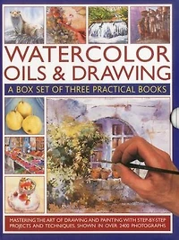 Watercolor Oils & Drawing Box Set: Mastering the art of drawing and painting with step-by-step projects and techniques shown in over 1400 photographs