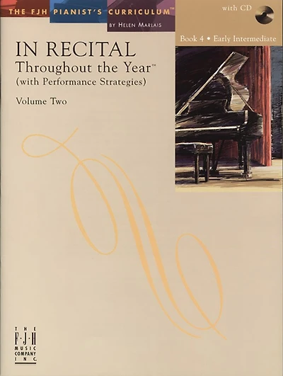 In Recital(R) Throughout the Year, Vol 2 Bk 4: with Performance Strategies