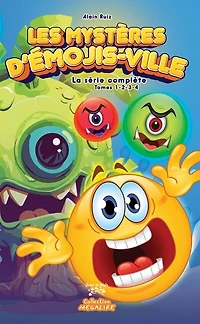 LES MYSTÈRES D'ÉMOJIS-VILLE - LA SÉRIE COMPLÈTE: Tomes 1-2-3-4