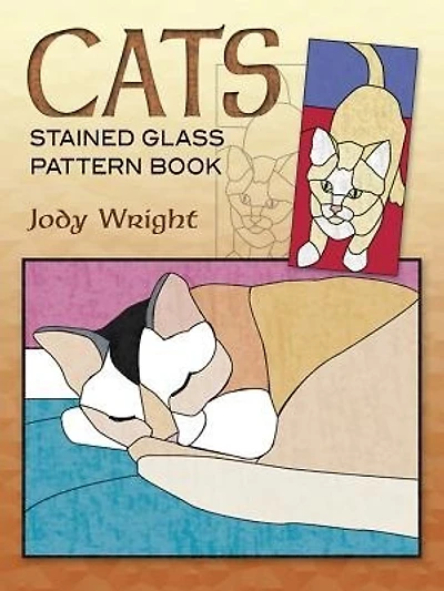 Cats Stained Glass Pattern Book