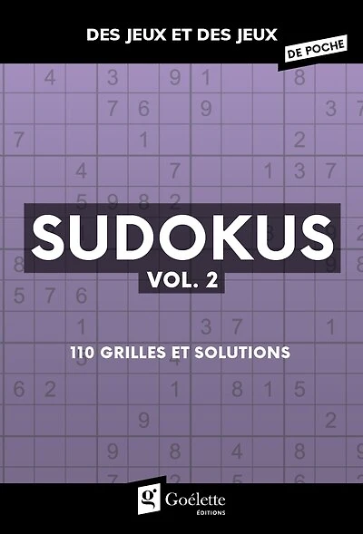 Sudokus vol. 2: 110 grilles et solutions
