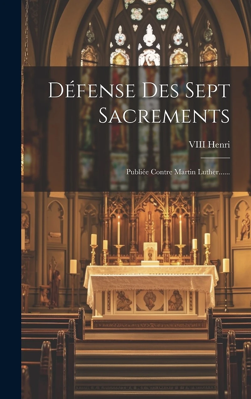 Défense Des Sept Sacrements: Publiée Contre Martin Luther......
