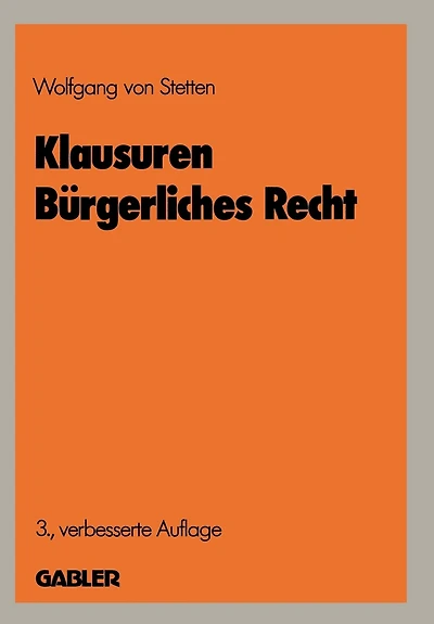 Klausuren Bürgerliches Recht