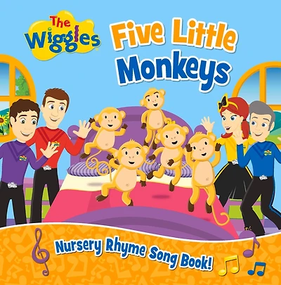 The Wiggles: Five Little Monkeys: Nursery Rhyme Song Book!