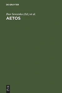 AETOS: Studies in Honour of Cyril Mango presented to him on April 14, 1998