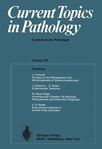 Current Topics Pathology / Ergebnisse der Pathologie