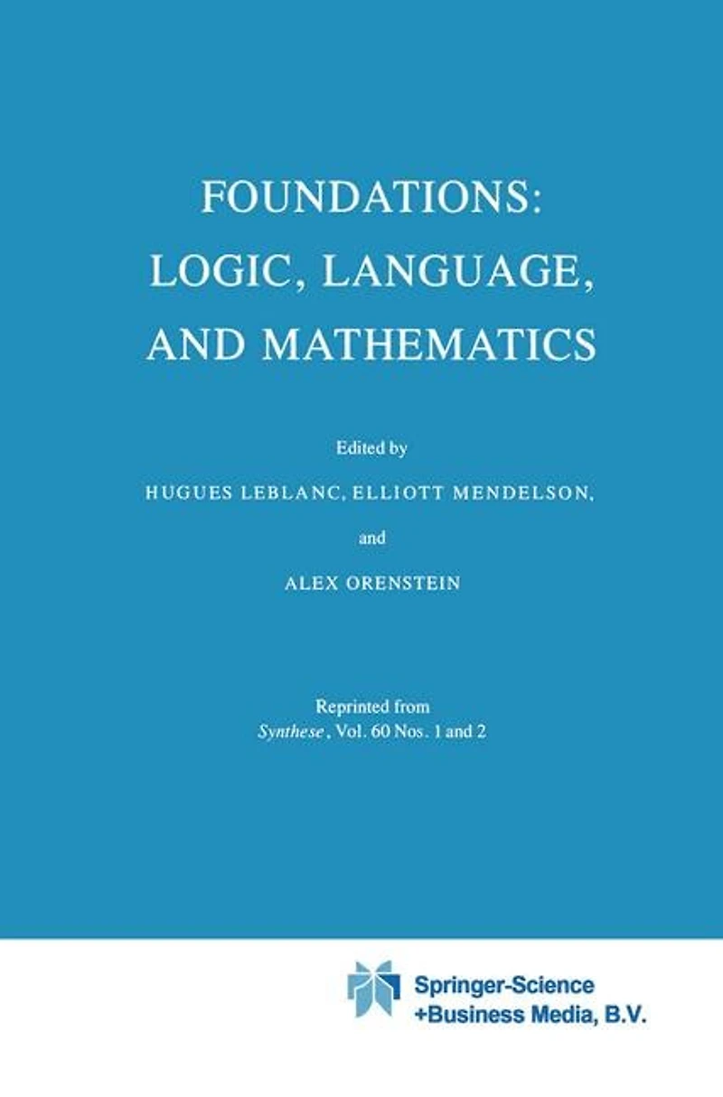 Foundations: Logic, Language, And Mathematics