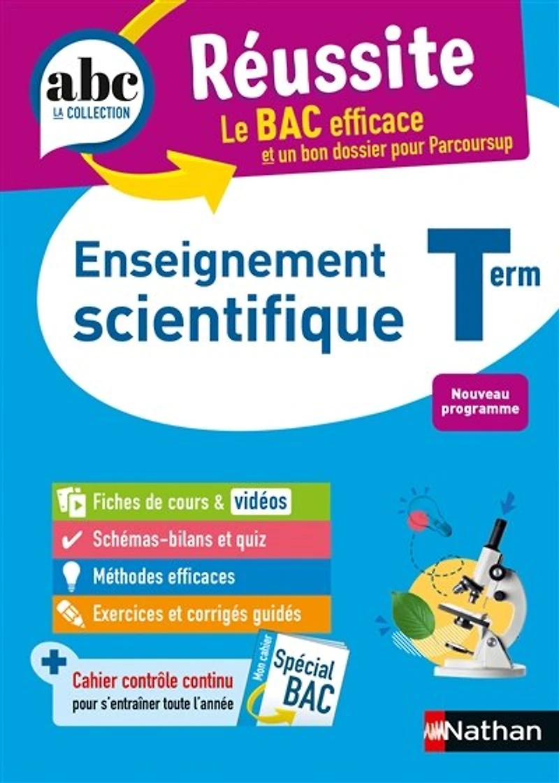 Enseignement scientifique terminale: nouveau programme