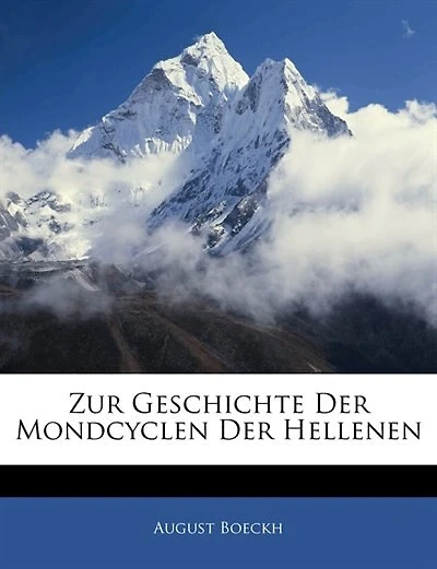 Zur Geschichte Der Mondcyclen Hellenen