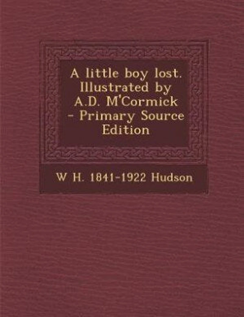 A little boy lost. Illustrated by A.D. M'Cormick - Primary Source Edition