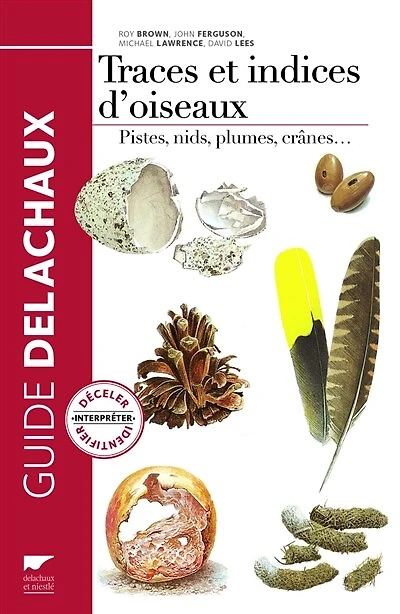 Traces et indices d'oiseaux: pistes, nids, plumes, crânes