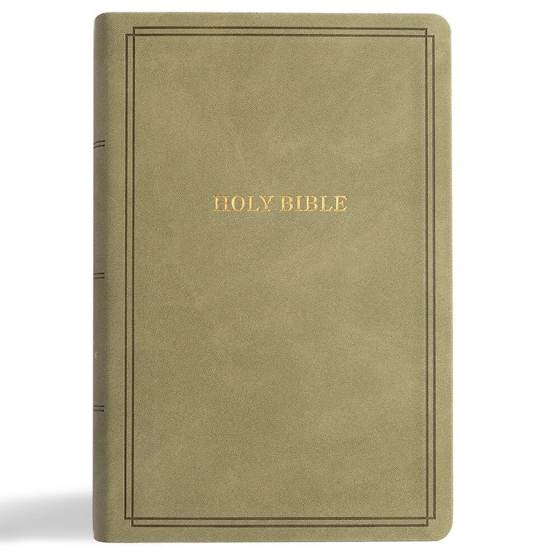 KJV Large Print Personal Reference Bible, Earthen SuedeSoft LeatherTouch