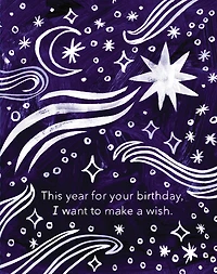 Love Muchly Greeting Cards: Birthday - This year for your birthday, I want (Pack of 6)