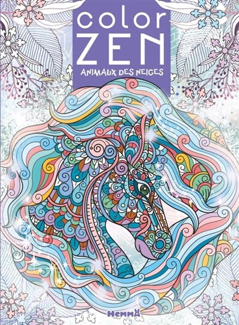 Color Zen: Animaux des neiges