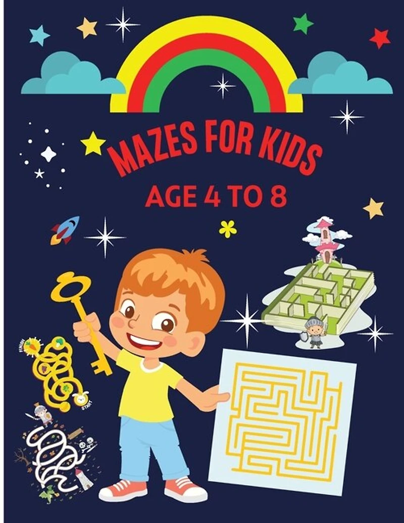 Mazes for Kids Age 4-8: Brain quest mazes for preschoolers Visual tracking workbook Activity book for children ages 4-6, 6-8 - Puzzles, Games & Problem-Solving