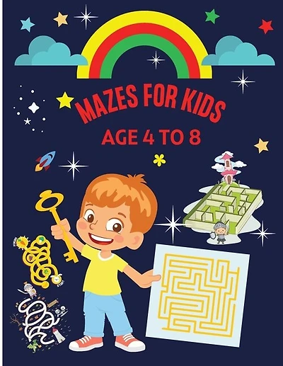 Mazes for Kids Age 4-8: Brain quest mazes for preschoolers Visual tracking workbook Activity book for children ages 4-6, 6-8 - Puzzles, Games & Problem-Solving