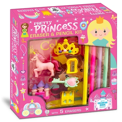 Pretty Princess Eraser & Pencil Kit