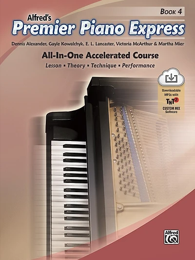 Premier Piano Express, Bk 4: All-In-One Accelerated Course, Book and Online Audio/Software