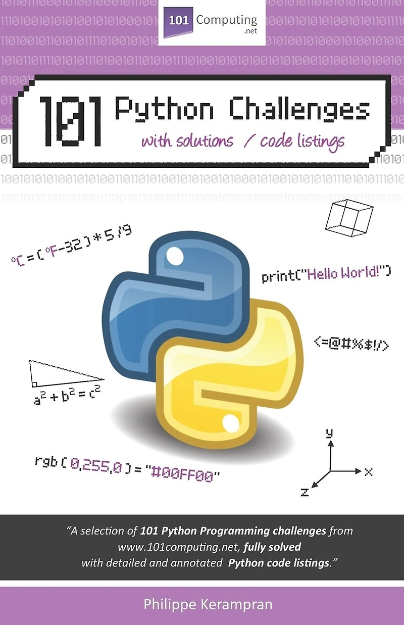 101 Python Challenges: With Solutions / Code Listings