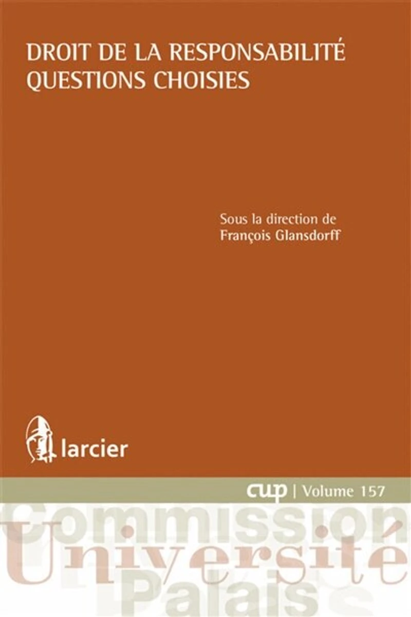 Droit de la responsabilité: questions choisies
