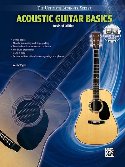 Ultimate Beginner Acoustic Guitar Basics: Steps One And Two, Book And Online Audio