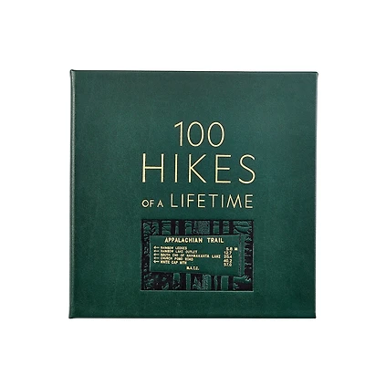 100 HIKES OF A LIFETIME: Deluxe Leather Edition