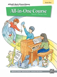 Alfred's Basic All-in-One Course, Bk 2: Lesson * Theory * Solo (Universal Edition)