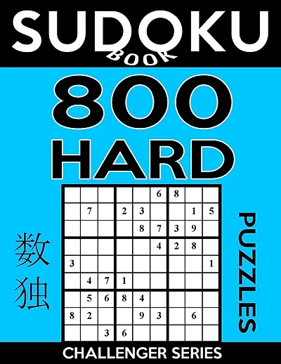 Sudoku Book Hard Puzzles: Sudoku Puzzle Book With Only One Level of Difficulty