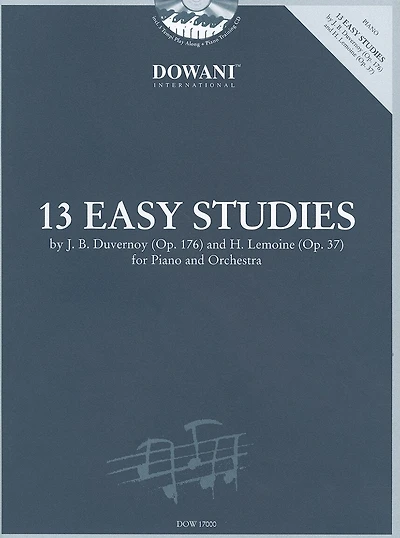 13 Easy Studies By Duvernoy (op. 176) And Lemoine (op. 37) For Piano And Orchestra
