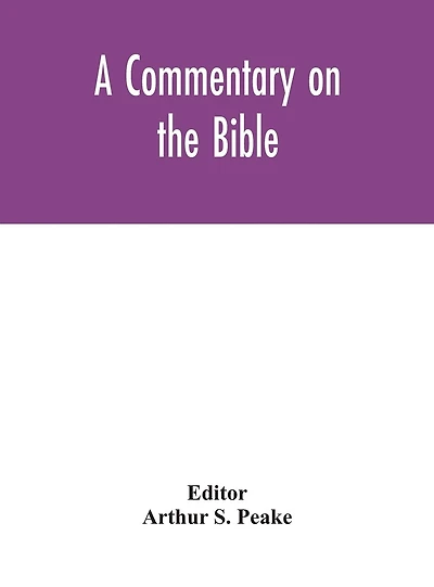 A Commentary On The Bible