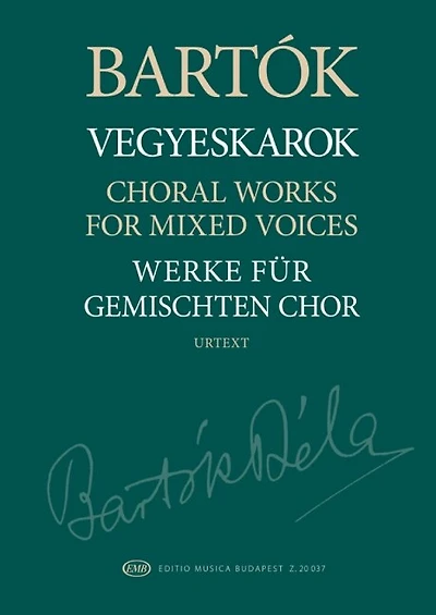 Choral Works For Mixed Voices Urtext Edition Paperback - Choral Score