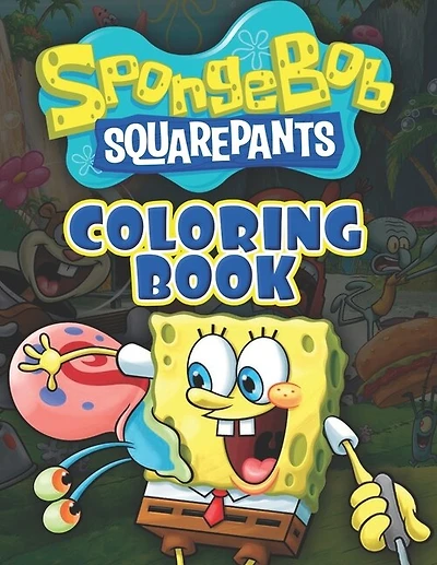 Spongebob Squarepants Coloring Book: 30 Illustrations For Kids