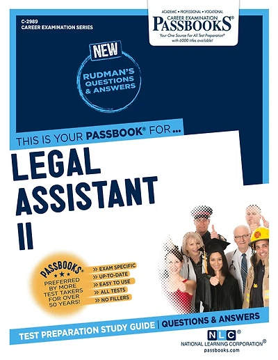 Legal Assistant II (C-2989): Passbooks Study Guide