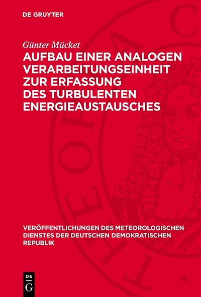 Aufbau einer analogen Verarbeitungseinheit zur Erfassung des turbulenten Energieaustausches