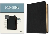 KJV Wide Margin Bible, Filament Enabled (Hardcover LeatherLike, Ornate Tile Black, Red Letter)