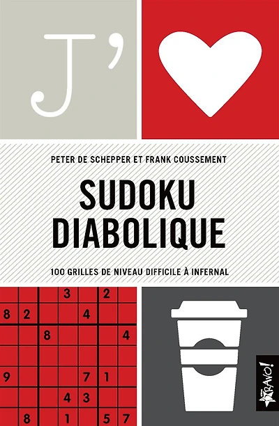J'aime Sudoku diabolique: 100 grilles de niveau difficile à infernal