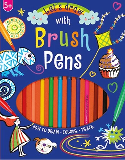 LETS DRAW WITH BRUSH PENS