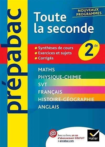 Tout-en-un, 2de: cours, exercices, corrigés