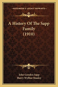 A History Of The Sapp Family (1910)