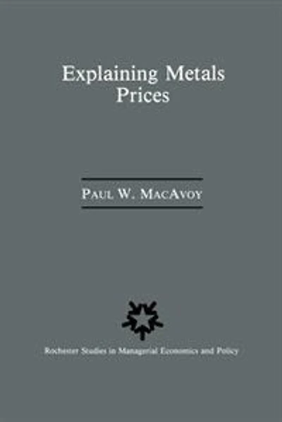 Explaining Metals Prices: Economic Analysis of Metals Markets in the 1980s and 1990s
