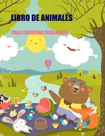 Libro de Animales Para Colorear Para Niños