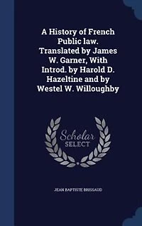 A history of French public law