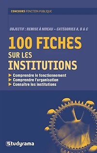 100 fiches sur les institutions: comprendre le fonctionnement, comprendre l'organisation, connaître les institutions