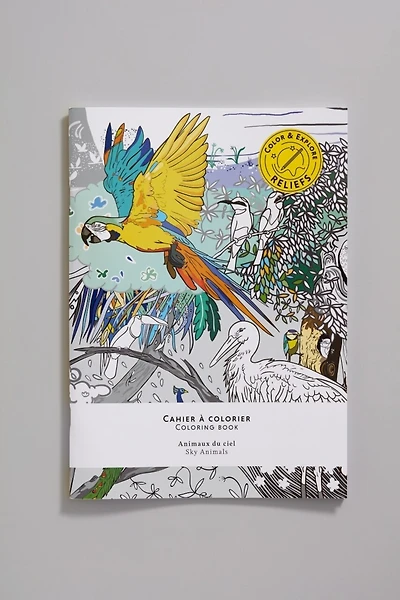 Animaux du ciel: cahier à colorier